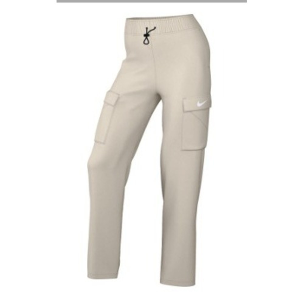 Nike Cargo Pants Womens Medium High-Rise Sportswear Essential Tan Excellent